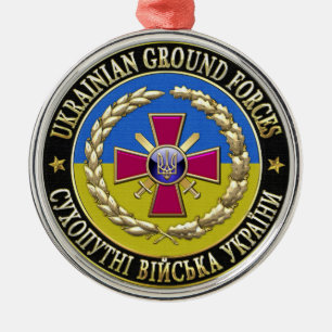 [200] Ukrainian Ground Forces [Special Edition] Metal Ornament