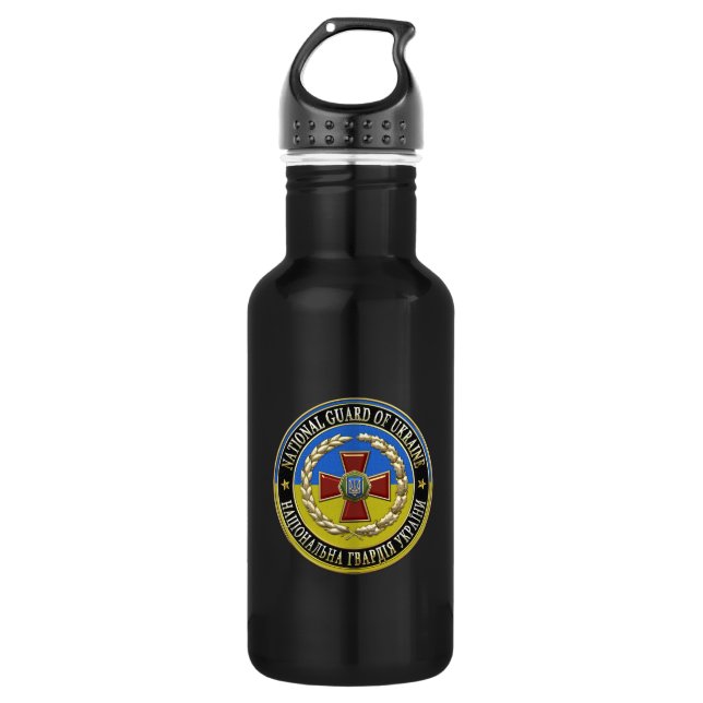 [200] Ukrainian National Guard [Special Edition] Stainless Steel Water Bottle (Front)