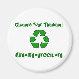 200px-Recycle001.svg, Change Your Thinking!, il... Magnet