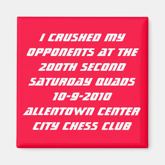 200th Allentown Quads Magnet