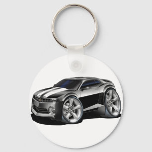 2010-11 Camaro Black-White Car Keychain