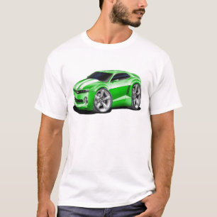 2010-11 Camaro Green-White Car T-Shirt