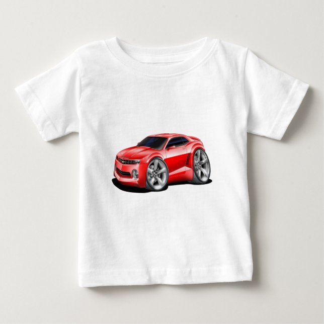 2010-11 Camaro Red Car Baby T-Shirt (Front)