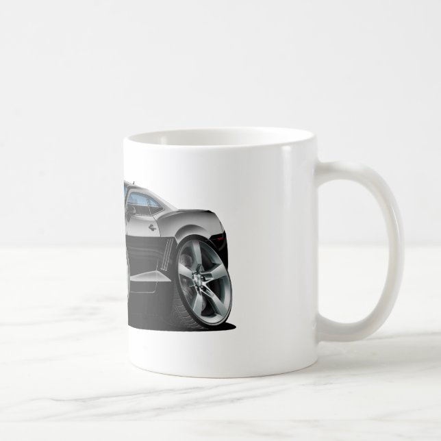 2010-12 Camaro Black Car Coffee Mug (Right)