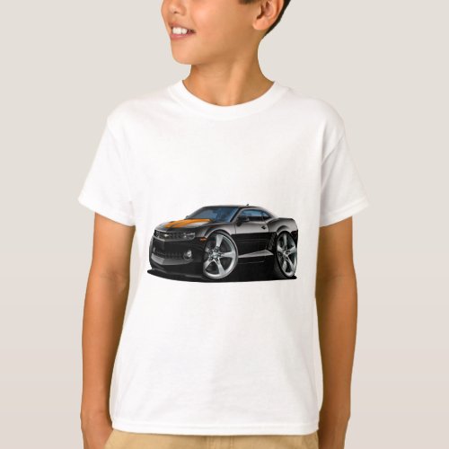 2010-12 Camaro Black-Orange Car T-Shirt