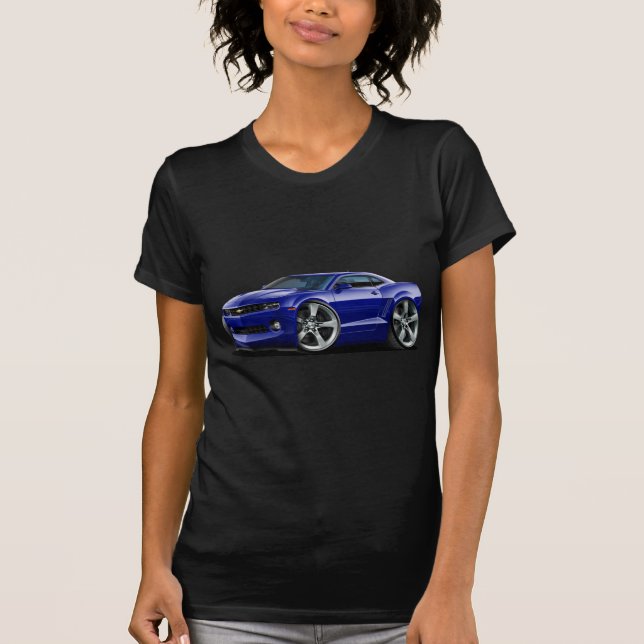 2010-12 Camaro Blue Car T-Shirt (Front)