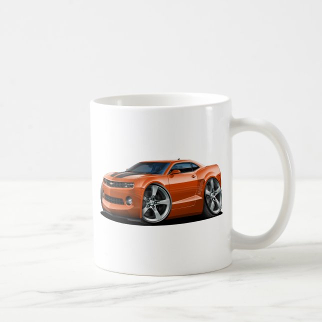 2010-12 Camaro Orange-Black Car Coffee Mug (Right)