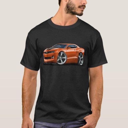 2010_12 Camaro Orange_Black Car T_Shirt