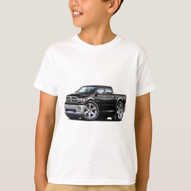 2010-12 Ram Dual Black Truck T-Shirt (Front)