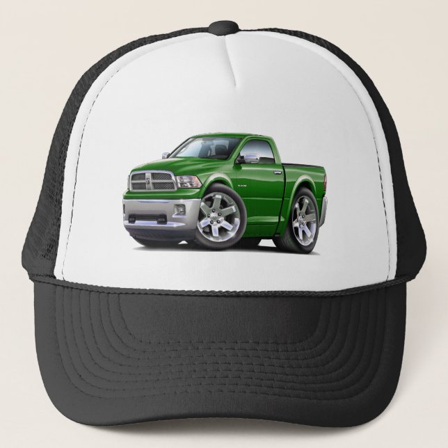 2010-12 Ram Green Truck Trucker Hat (Front)