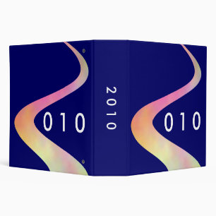 2010 (2in) on Dark Blue 000066 3 Ring Binder