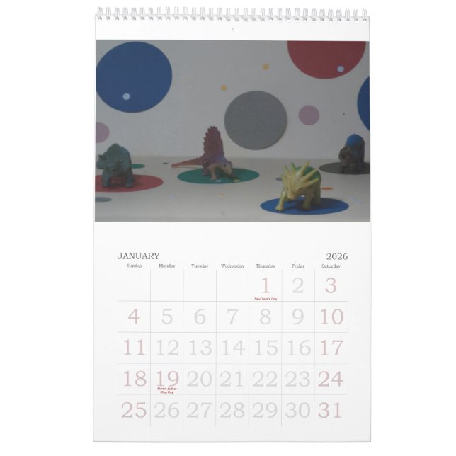 2010: A Year In Dinosaurs Calendar (Jan 2026)