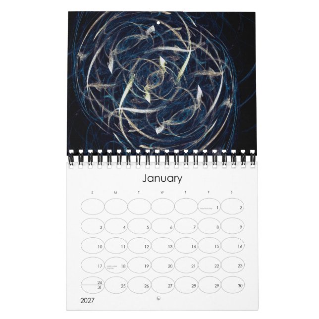 2010 Abstract Calendar (Jan 2027)