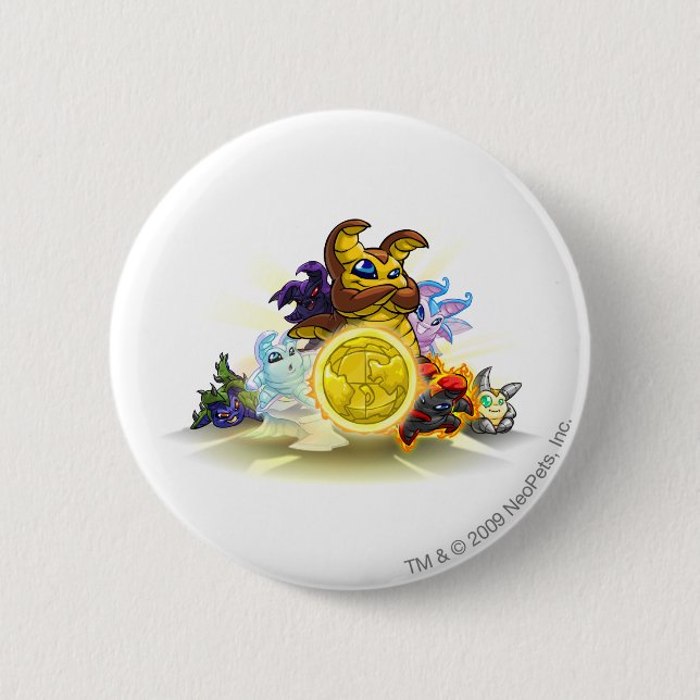 2010 Altador Cup Yooyu Group Pinback Button (Front)