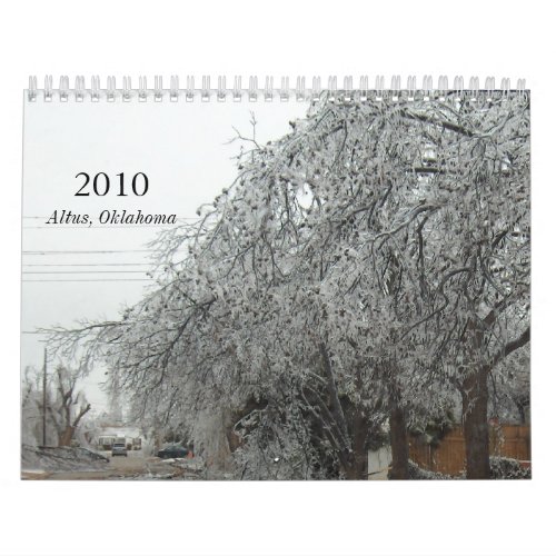 2010 Altus Oklahoma Calendar