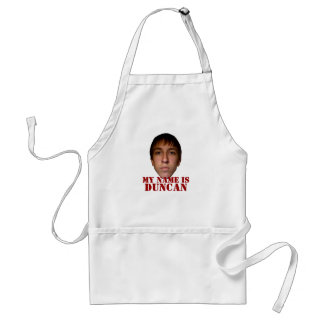 2010 Apron, My name is Duncan Adult Apron