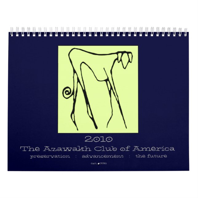 2010 Azawakh Calendar (Cover)