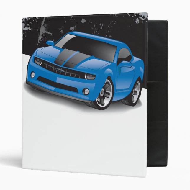 2010 Chevrolet Camaro Binder (Blue) (Front/Inside)