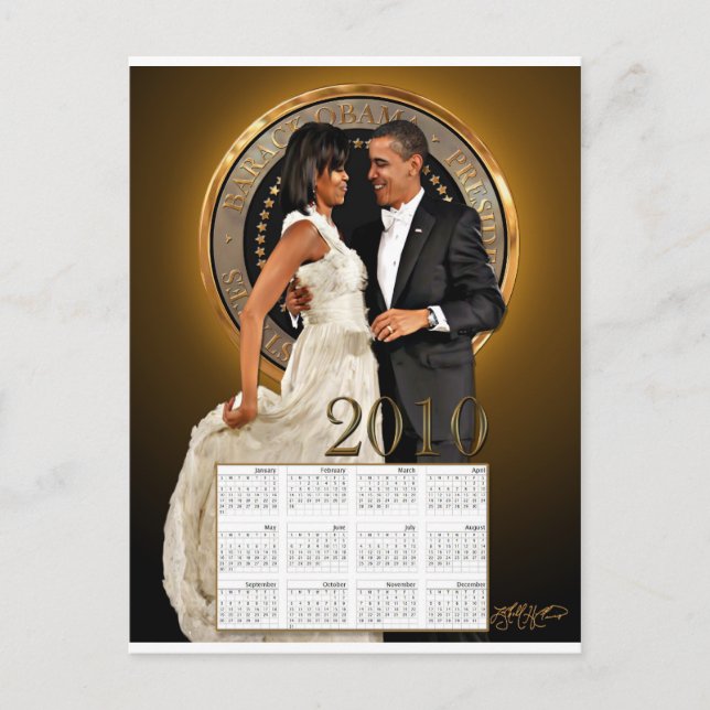 2010 Dance Calendar Postcard (Front)