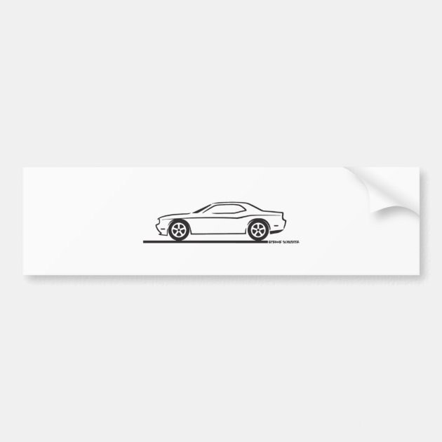 2010 Dodge Challenger Bumper Sticker | Zazzle