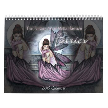 2010 Fairy Calendar Wall Calendar Molly Harrison by robmolily at Zazzle