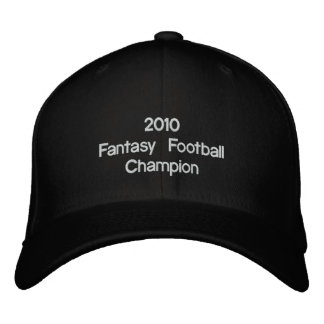 2010 Fantasy Football   Champion Embroidered Baseball Cap