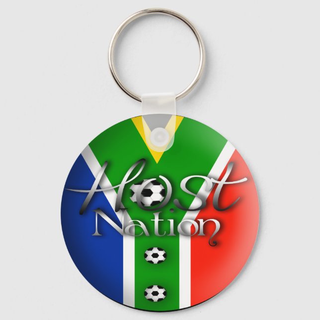 2010 Football host nation gifts & souvenirs Keychain (Front)