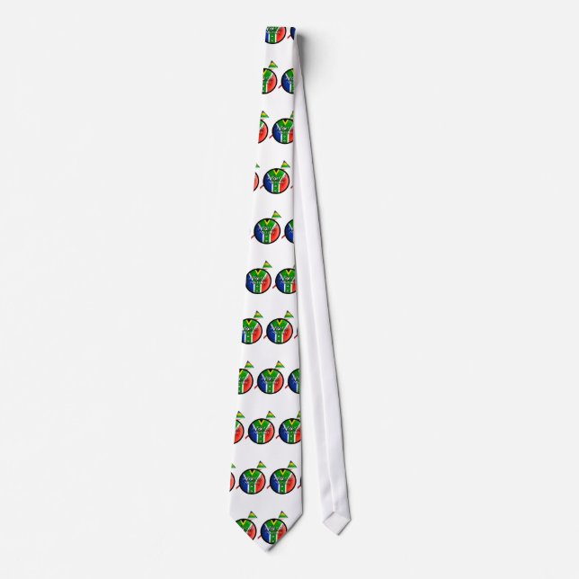 2010 Football host nation gifts & souvenirs Tie (Front)