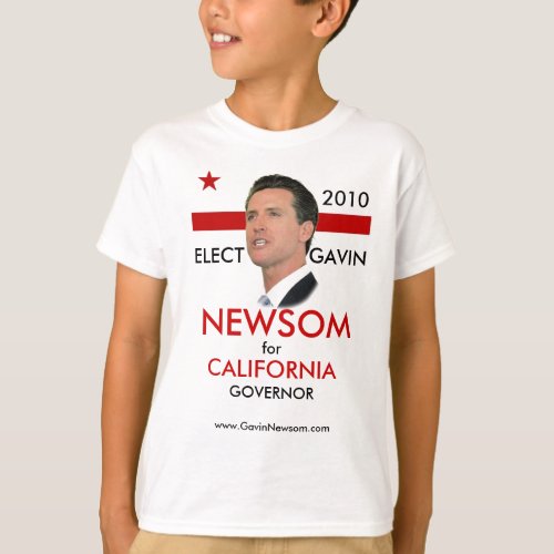2010 Gavin Newsom Kids Tee