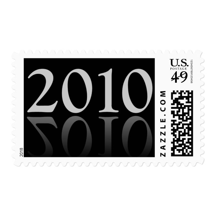 2010 Graduation invitations postage stamp class of