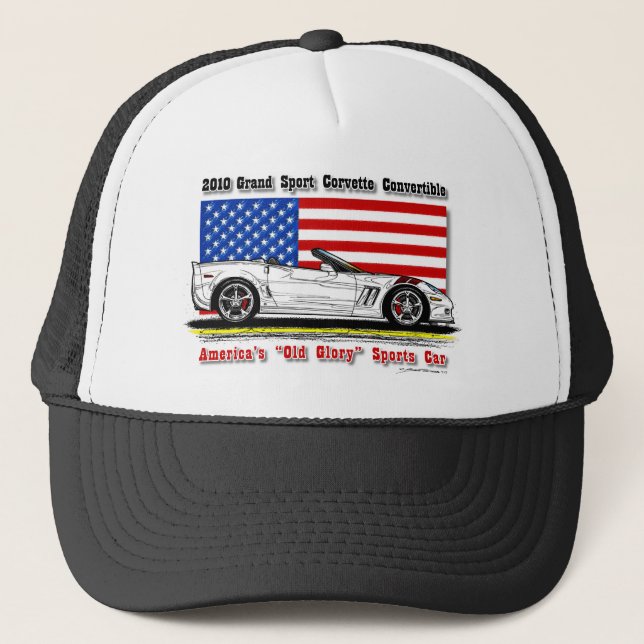 2010 Grand Sport Corvette Convertible Baseball Cap (Front)
