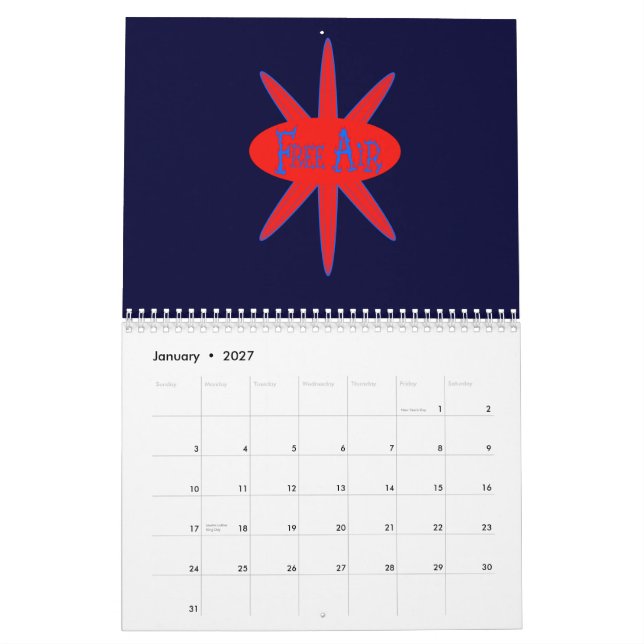 2010 Kaotic Kalender Calendar (Jan 2027)