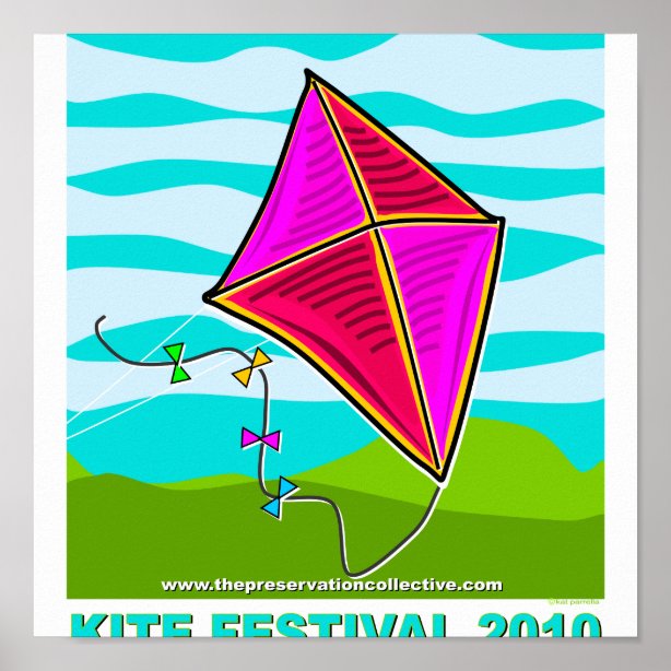 Kite Flying Posters & Prints Zazzle
