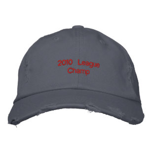 2010 League Champ Embroidered Baseball Hat