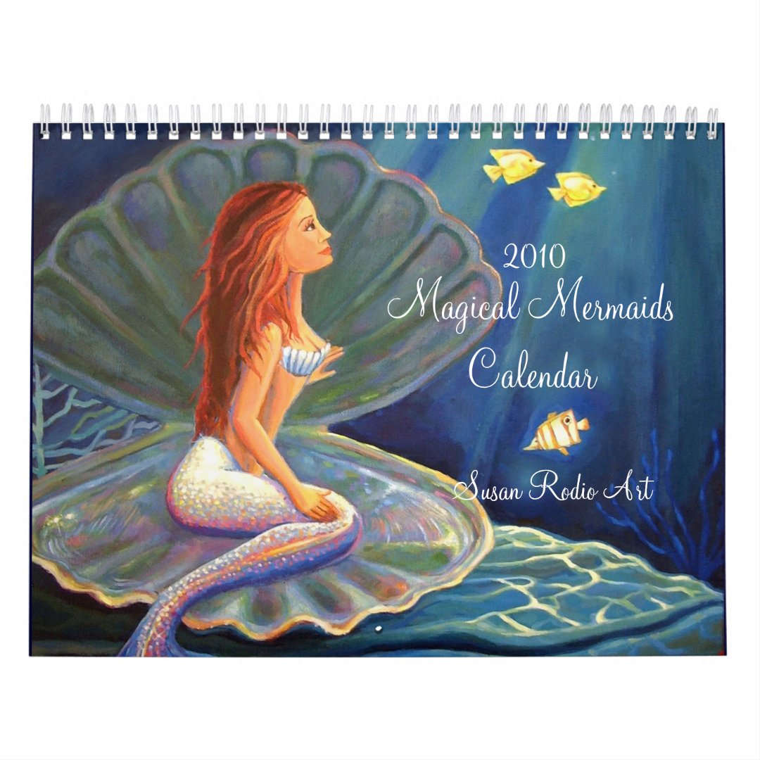 2010 Magical Mermaids Calendar Zazzle