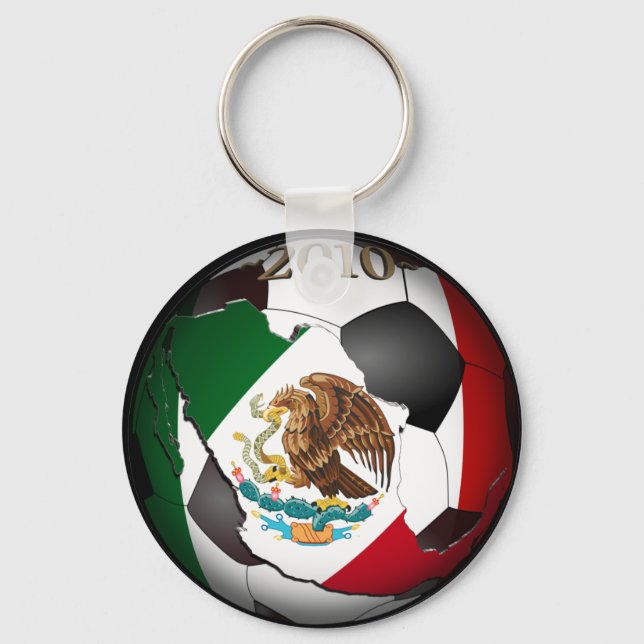 2010 Mexico Soccer Ball Keychain (Front)
