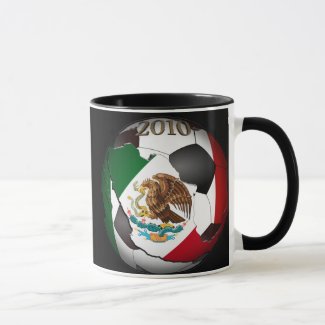 2010 Mexico Soccer Ball Mug