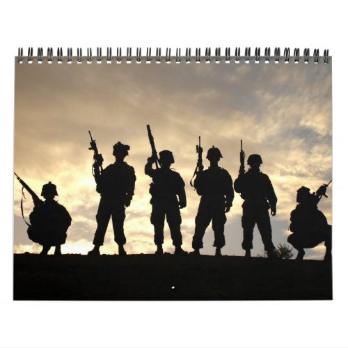 2010 Military Silhouettes Calendar