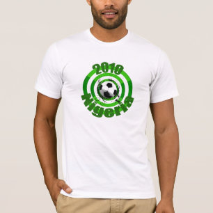 2010 Nigeria Soccer goal circles artwork gear T-Shirt