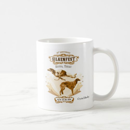 2010 Silkenfest logo Crystal Buckey Coffee Mug