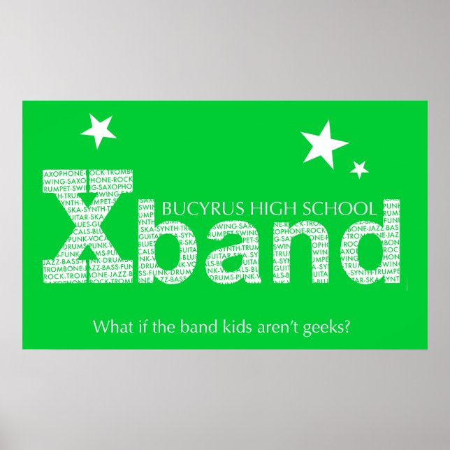 2010 Xband Poster (Lime Green) (Front)