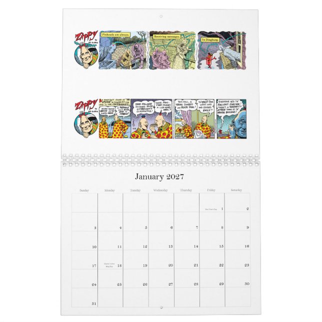 2010 Zippy Calendar (Jan 2027)
