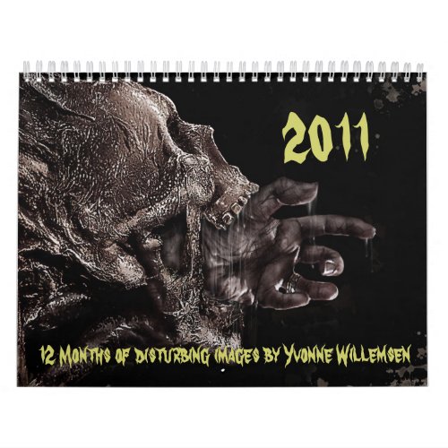 2011 12 Months of disturbing images by Y Calendar