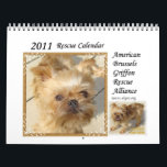 2011 ABGRA Rescue Calendar<br><div class="desc">Brussels Griffon Rescue Calendar</div>