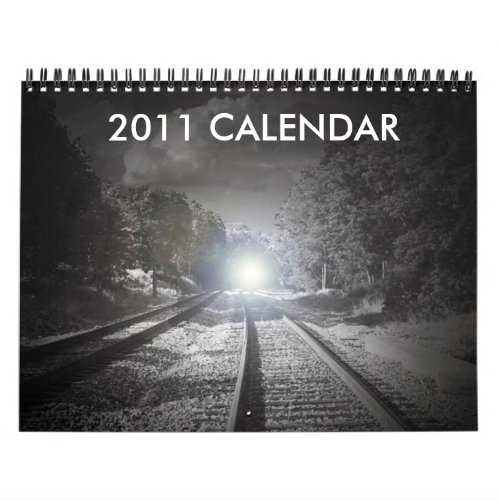 2011 Black and White Calendar