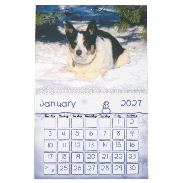 2011 Border Collie Calendar (Jan 2027)