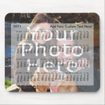 2011 Calendar Custom Photo Mousepad Add your Photo