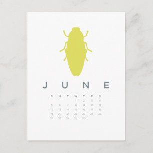2011 calendar - June Postcard
