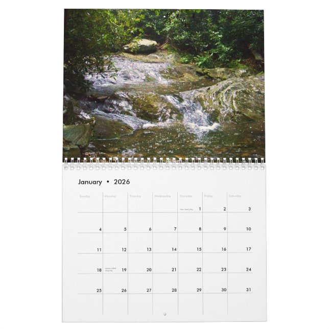 2011 Calendar: Tranquil Blue Ridge Mountains Calendar (Jan 2026)