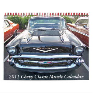2011 Chevy Classic Muscle Calendar